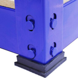 MonsterShop Monster Racking Q-Rax Heavy Duty Garage Storage Shelves, 200Kg/shelf, Blue, 90Cm X 182.5Cm X 50Cm - thumbnail 5