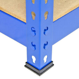 MonsterShop Monster Racking Q-Rax Heavy Duty Garage Storage Shelves, 200Kg/shelf, Blue, 90Cm X 182.5Cm X 50Cm - thumbnail 7