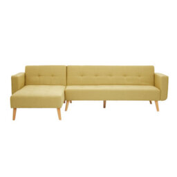 Orsina Functional Hagen Olive Large Corner Sofa Bed, Comfortable Pull Out Sofa Bed For Livingroom, Modern Sofa Bed - thumbnail 1