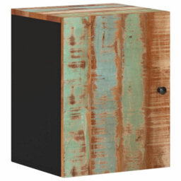 Berkfield 5 Piece Bathroom Furniture Set Solid Wood Reclaimed - thumbnail 8