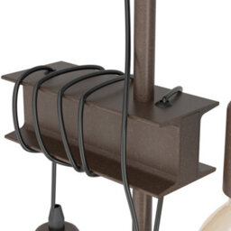 Eglo Townshend 4 Antique Brown Floor Light - thumbnail 3
