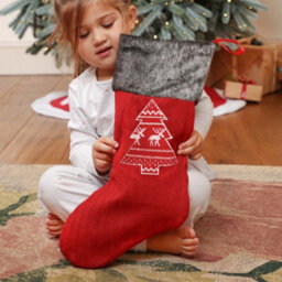 Dibor Set Of 2 Nordic Tree Xmas Christmas Gift Bag Christmas Stocking For Kids - thumbnail 3