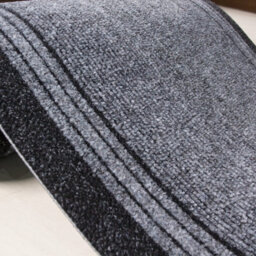Loomed Grey Hard Wearing Non Slip Cut To Measure Runner Utility Mat 66Cm Wide (2Ft 2In W X 19Ft L) - thumbnail 5