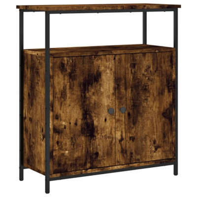 Berkfield Classic Sideboard Smoked Oak 70X30X80 Cm Engineered Wood - image 1