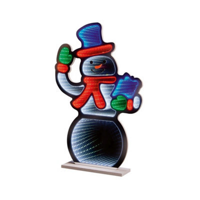 Premier Snowman Led Christmas Decoration (Uk Plug) Multicoloured (One Size) - image 1