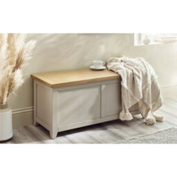 Ashfield Classic Elephant Grey Storage Bench - thumbnail 2