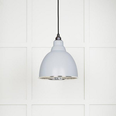 From the Anvil Smooth Nickel Brindley Pendant In Birch - image 1