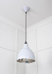 From the Anvil Smooth Nickel Brindley Pendant In Birch - thumbnail 4