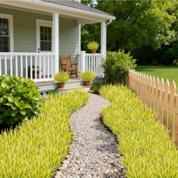 Amorly 24Pcs Yellow Artificial Lavender Flowers Outdoor Uv Resistant Fake Flowers No Fade Faux Plastic Plants Window Box Decorating - thumbnail 6