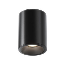 Luminosa Lighting Luminosa Zoom 11.5Cm Round Outdoor Surface Mounted Downlight Black Ip65 1Xgu10 - thumbnail 1