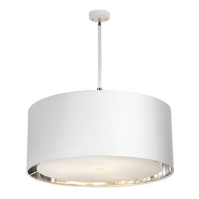 Elegant 4 Bulb Ceiling Pendant Light With Polished Nickel Finish For Modern Interiors