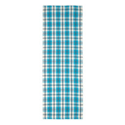 Homescapes Irvine Handwoven Blue Tartan 100% Cotton Rug, 66 X 200 Cm - thumbnail 2
