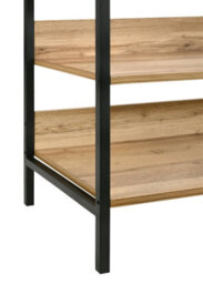 Timber Art Design Zahra Bedroom Double Open Wardrobe 4 Shelves Furniture Storage Cupboard - thumbnail 3