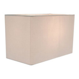 Happy Homewares Contemporary And Stylish Dove Grey Linen Fabric Rectangular Lamp Shade - thumbnail 4