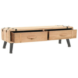 Berkfield Tv Cabinet Solid Fir Wood 120X33X35 Cm - thumbnail 3