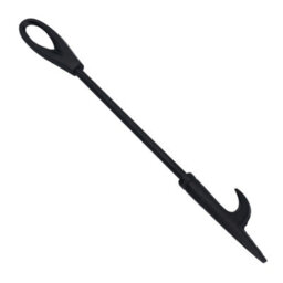 AB Tools Log Fire Fireside Fireplace Companion Set Brush Poker Shovel Tongs Burner 5Pc - thumbnail 3