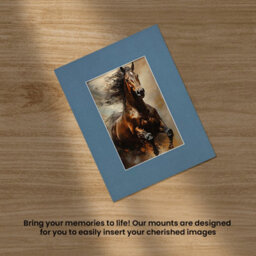 Ak Frames 9X7 Pompadour Picture Mounts To Fit 6X4 Aperture Size - Mount Board Only (No Frame Included) - thumbnail 5