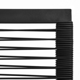 Vidaxl Garden Chairs 2 Pcs Black Pvc Rattan - thumbnail 6