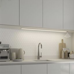 GoodHome Menezes White Silver Effect Mains-Powered Led Neutral White Under Cabinet Light Ip20 (L)1185mm (W)42mm - thumbnail 5