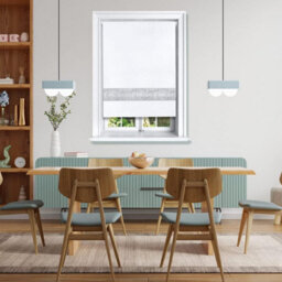 Lister Cartwright Diamante Roller Blinds For Windows - 180 X 165 Cm - Easy To Fit Child Safety Included - White - thumbnail 3