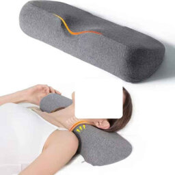 Memory Foam Cervical Pillow Ergonomic Contour For Side Sleepers Dark Gray