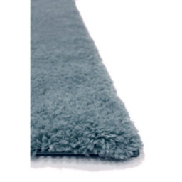 Melrose Super Soft Venus Shaggy Snuggly Plain Denim Area Rug 080/150Cm - thumbnail 5
