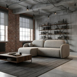 Galeria Universal Corner Sofa Bed With Storage Brown - thumbnail 2