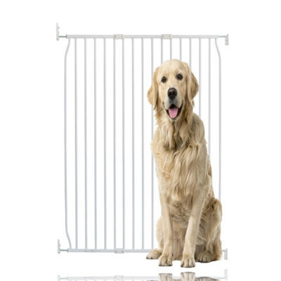 Bettacare Extra Tall Eco Screw Fit Pet Gate, White, 100Cm - 110Cm, Extra Tall Gate 100Cm In Height, Screw Fitted Dog Gate - image 1