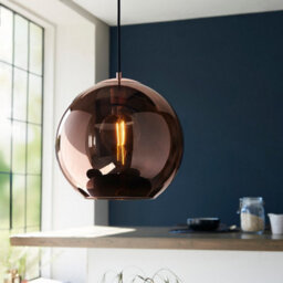 Luminosa Lighting Luminosa Boli Dome Ceiling Pendant Copper Mirrored Glass - thumbnail 2