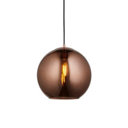 Luminosa Lighting Luminosa Boli Dome Ceiling Pendant Copper Mirrored Glass - thumbnail 1