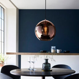 Luminosa Lighting Luminosa Boli Dome Ceiling Pendant Copper Mirrored Glass - thumbnail 3