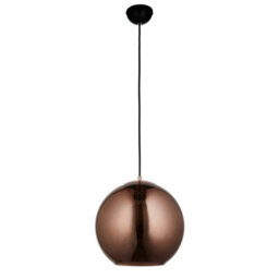 Luminosa Lighting Luminosa Boli Dome Ceiling Pendant Copper Mirrored Glass - thumbnail 6