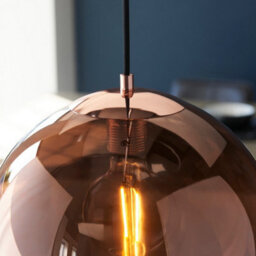Luminosa Lighting Luminosa Boli Dome Ceiling Pendant Copper Mirrored Glass - thumbnail 5