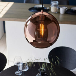 Luminosa Lighting Luminosa Boli Dome Ceiling Pendant Copper Mirrored Glass - thumbnail 4
