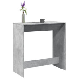 Berkfield Bar Table Concrete Grey 102X50X103.5 Cm Engineered Wood - thumbnail 1