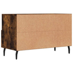 Vidaxl Tv Cabinet Smoked Oak 80X36X50 Cm Engineered Wood - thumbnail 8