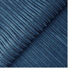 Hannah Jumbo Cord 4 Seater Right Hand Facing Corner Sofa Marine Blue - thumbnail 5