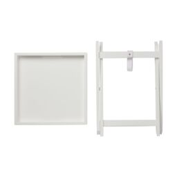 Matt White Tray Table (H)44Cm (W)40Cm (D)40Cm - thumbnail 4