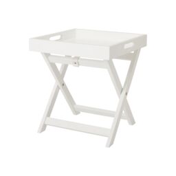 Matt White Tray Table (H)44Cm (W)40Cm (D)40Cm - thumbnail 3