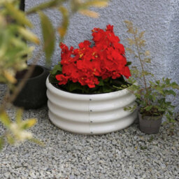 Harbour Housewares Raised Garden Beds - 2X Anthracite Semi-Circle Bottomless Galvanised Steel Metal Planter Box 120 X 60Cm - thumbnail 6