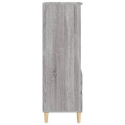 Berkfield Highboard Grey Sonoma 40X36X110 Cm Engineered Wood - thumbnail 5