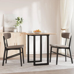 Berkfield Dining Table Legs O-Frame 50X40X73 Cm Steel - thumbnail 1