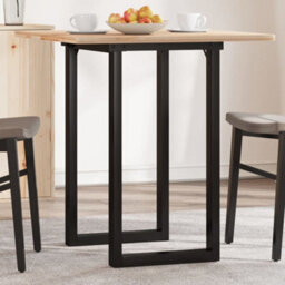Berkfield Dining Table Legs O-Frame 50X40X73 Cm Steel - thumbnail 3
