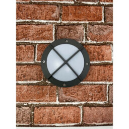 Garden Lights Modern Outdoor Led Bulkhead Wall Light, Ip65 Waterproof Grey - thumbnail 3