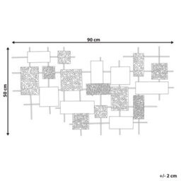 Beliani Wall Decor Astatine Metal 50 Cm Gold - thumbnail 3