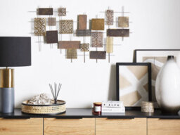 Beliani Wall Decor Astatine Metal 50 Cm Gold - thumbnail 2