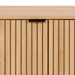 Furniture To Go Jaipur Sideboard With 2 Doors And 2 Shelves In Oak - thumbnail 6