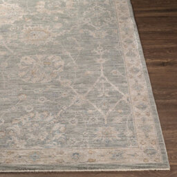 Livabliss Avant Garde-Vintage Beige Blue Brown Traditional Boho Fringe Living Dining Bedroom Rug 200 X 290 Cm Easy Care, Non Shedding - thumbnail 5