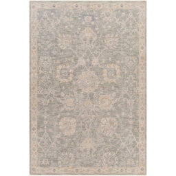 Livabliss Avant Garde-Vintage Beige Blue Brown Traditional Boho Fringe Living Dining Bedroom Rug 200 X 290 Cm Easy Care, Non Shedding - thumbnail 2