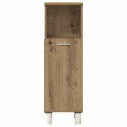 Berkfield Durable 3 Piece Bathroom Furniture Set Artisan Oak Engineered Wood - thumbnail 9
